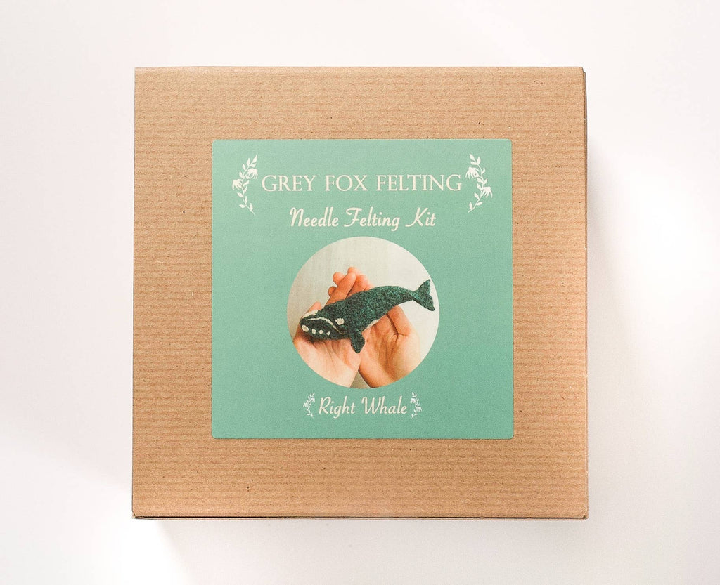 Right Whale - Needle Felting Kit - Beginner