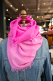 Fringed Funnel Cashmere Cowls