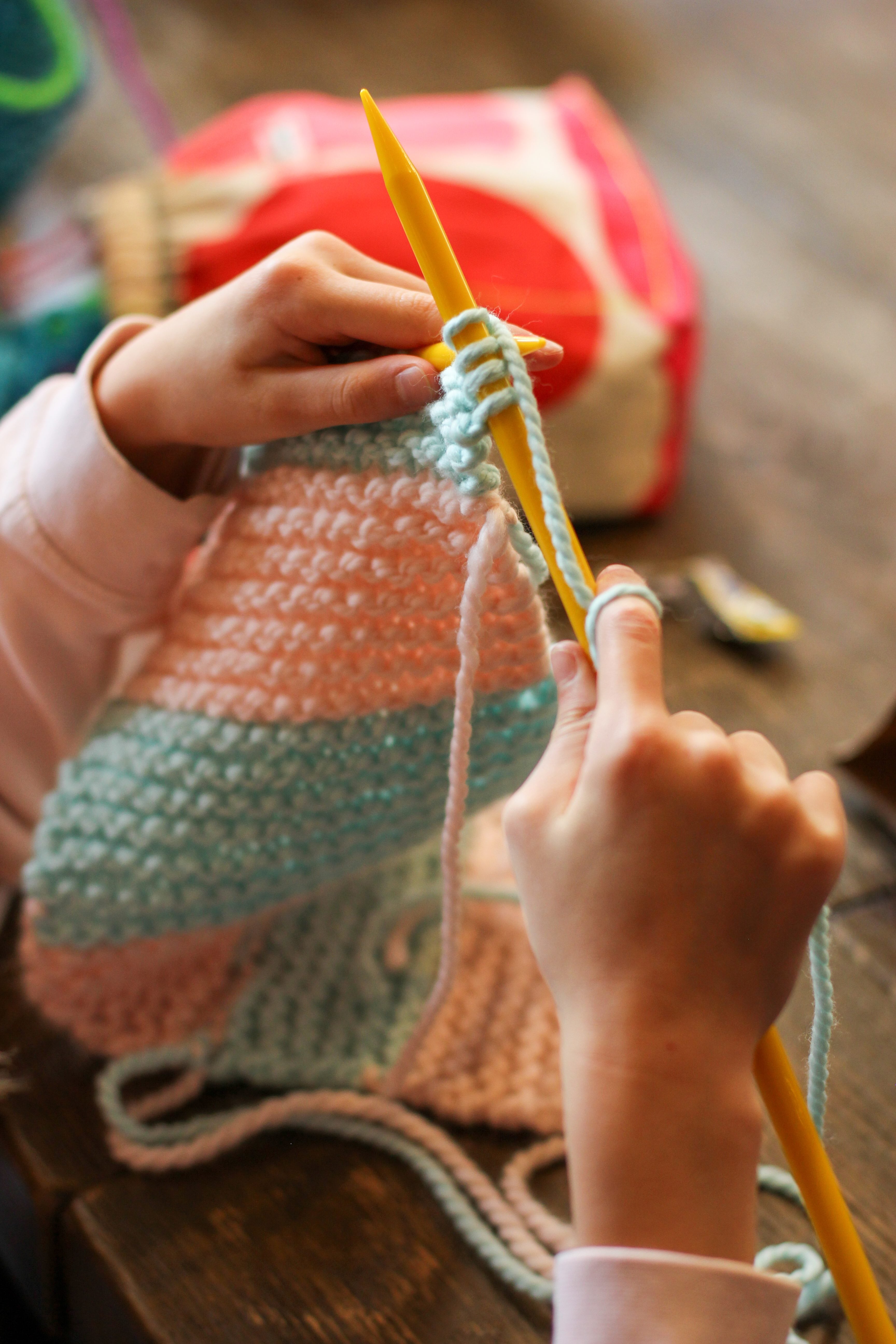 Kid's Knitting Summer Camp