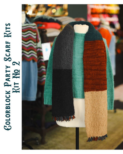 Colorblock Party Scarf Kits
