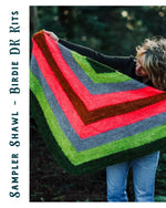 Load image into Gallery viewer, The Sampler Shawl - Birdie DK Kits
