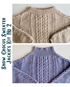 Snow Crocus Sweater Kits