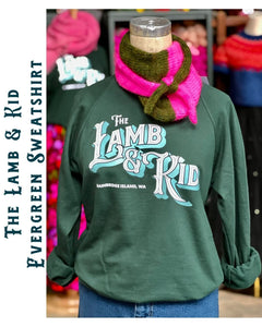 The Lamb & Kid Sweatshirt - Evergreen