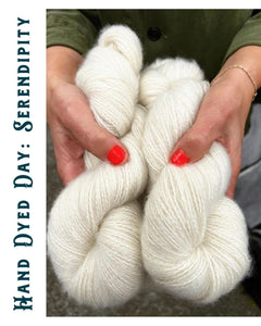 Hand Dyed Day: The Lamb & Kid Serendipity