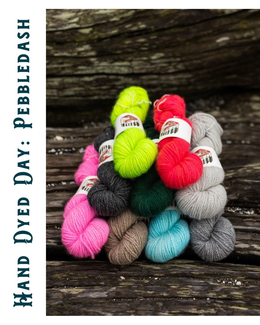 Hand Dyed Day: Dimond Laine Pebbledash