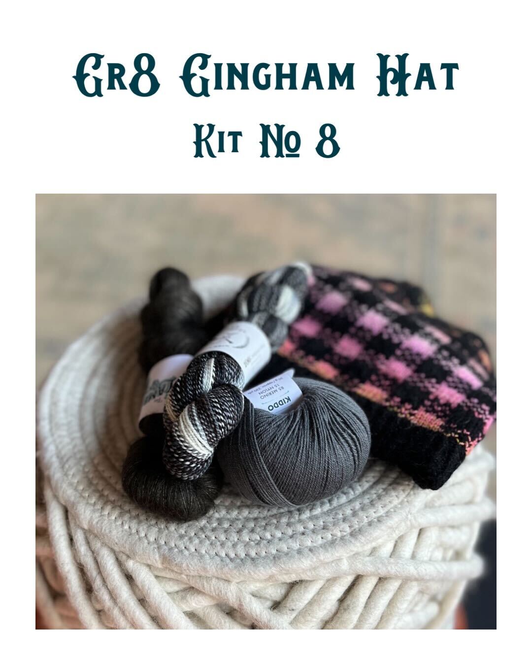 Gr8 Gingham Hat Kits